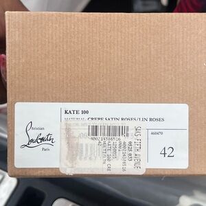 Christian Louboutin Crepe Satin Heels